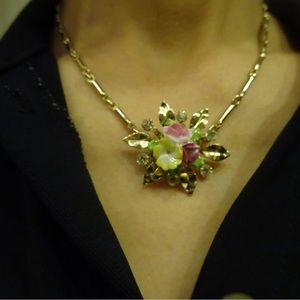 Vintage Porcelain Necklace